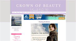 Desktop Screenshot of crownofbeautymagazine.com